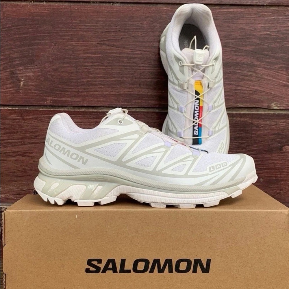Salomon XT-6 White Lunar Rock